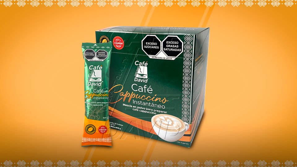 Exhibidor Café Capuchino Intantáneo